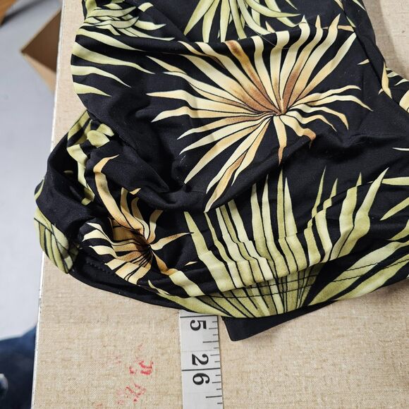 Your Best Look Womens Swimsuit Tankini w/ Coverup Size 8 Tropical Resort - Picture 14 of 16